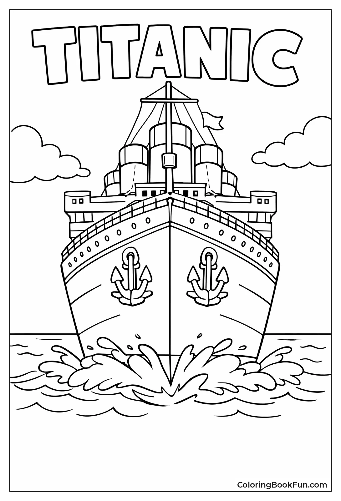 Bow Cutting through Waves