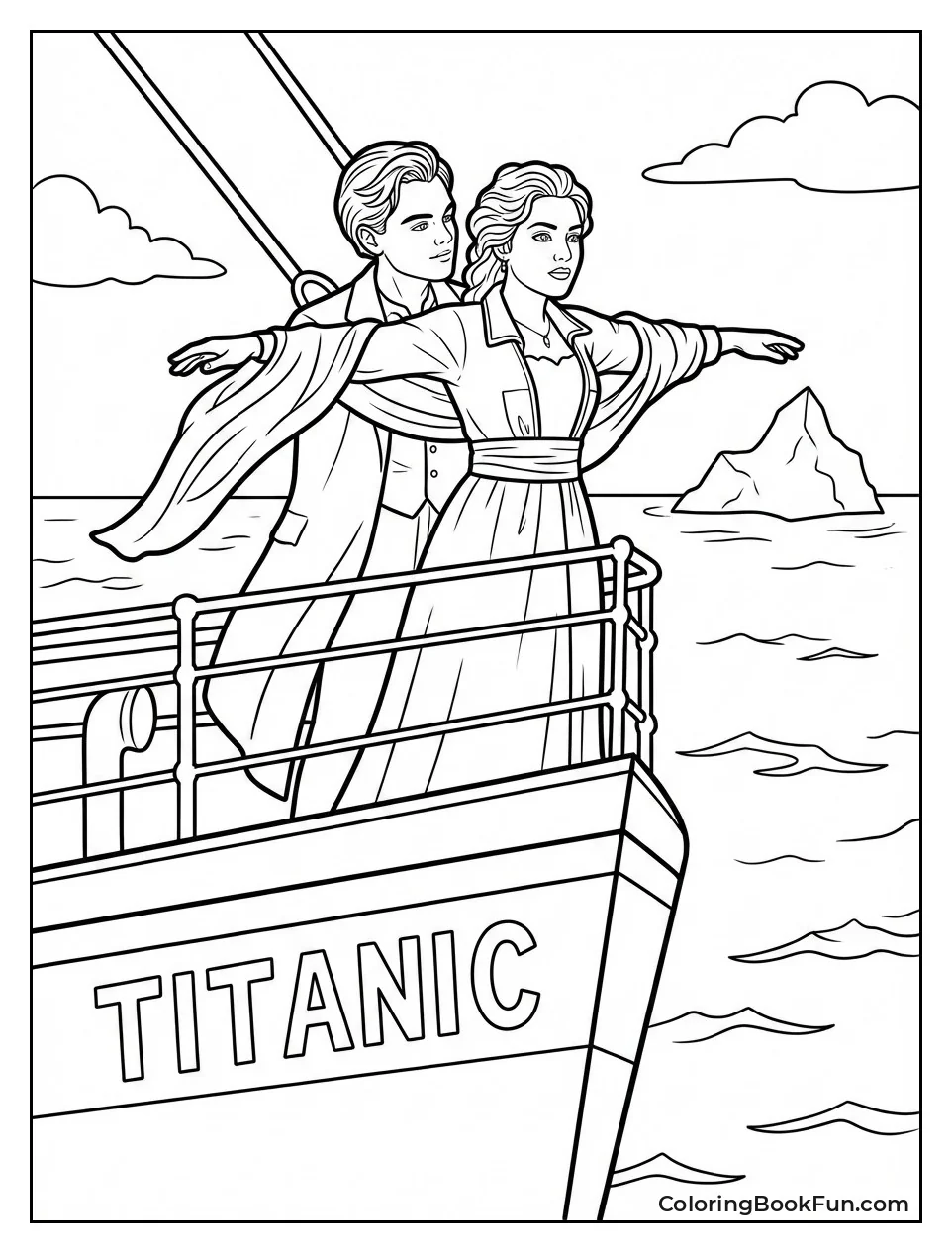 Jack and Rose Spread Arms