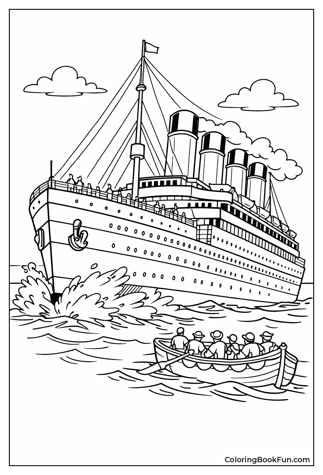 Three-Quarter Titanic View