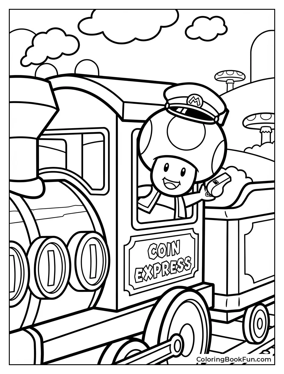 Toad Drives Express Train