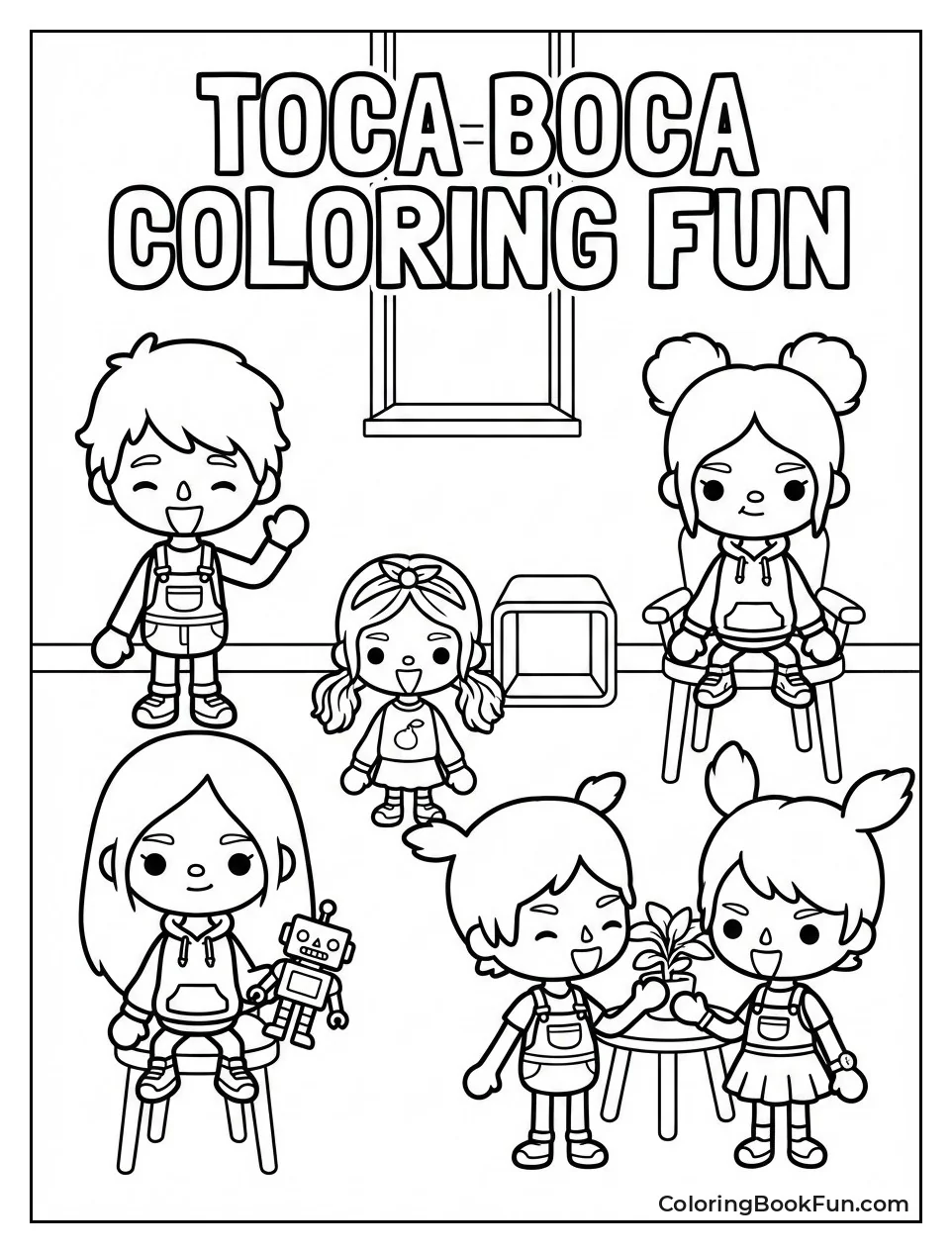 Posing Toca Boca Characters