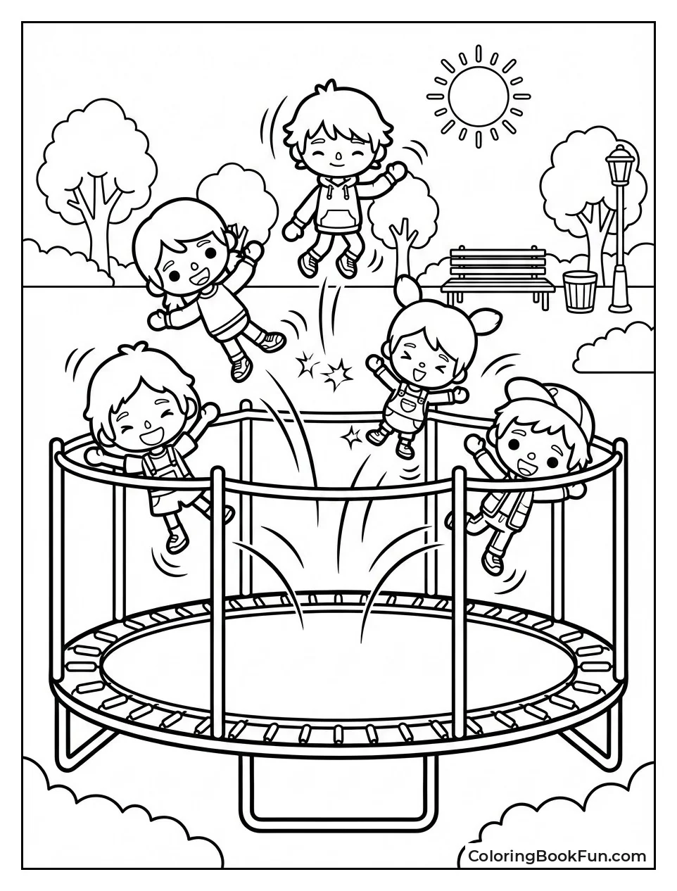 Kids Jumping Park Trampoline