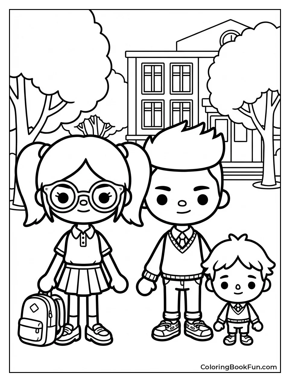 Preppy Style Toca Kids