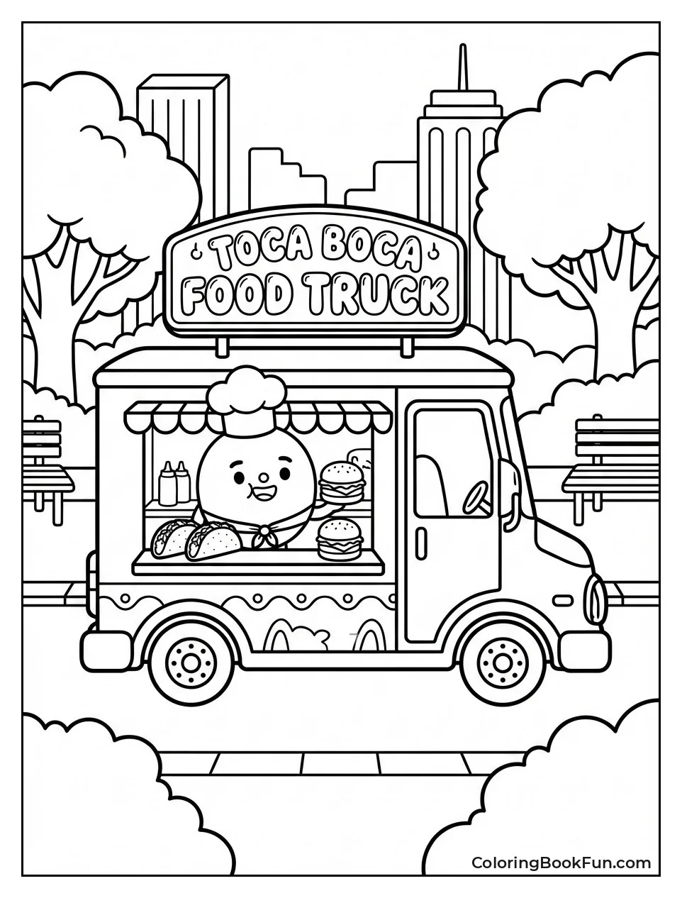 Serving Tacos Food Truck