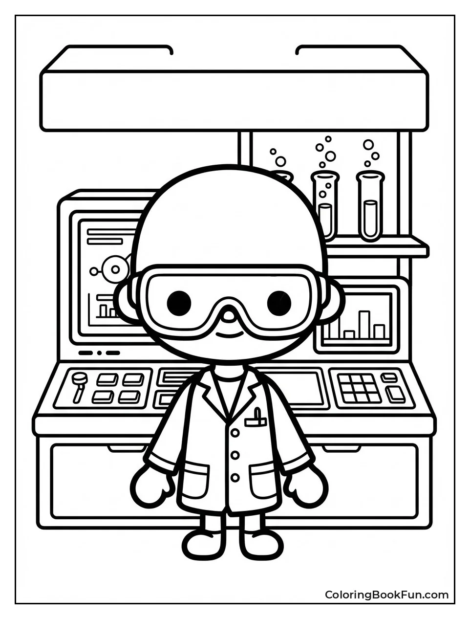 Scientist in Secret Lab