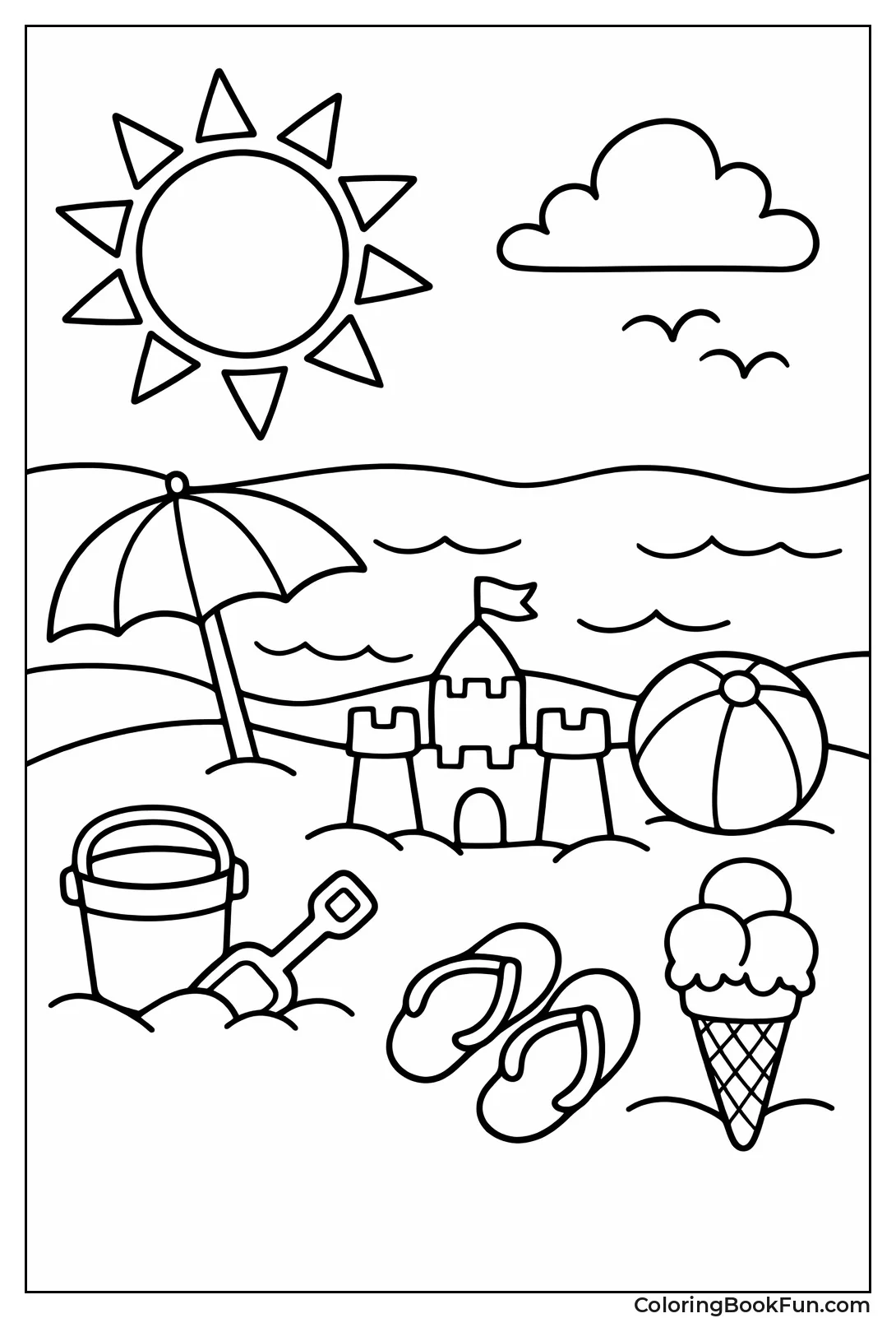 Toddler Summer Icons