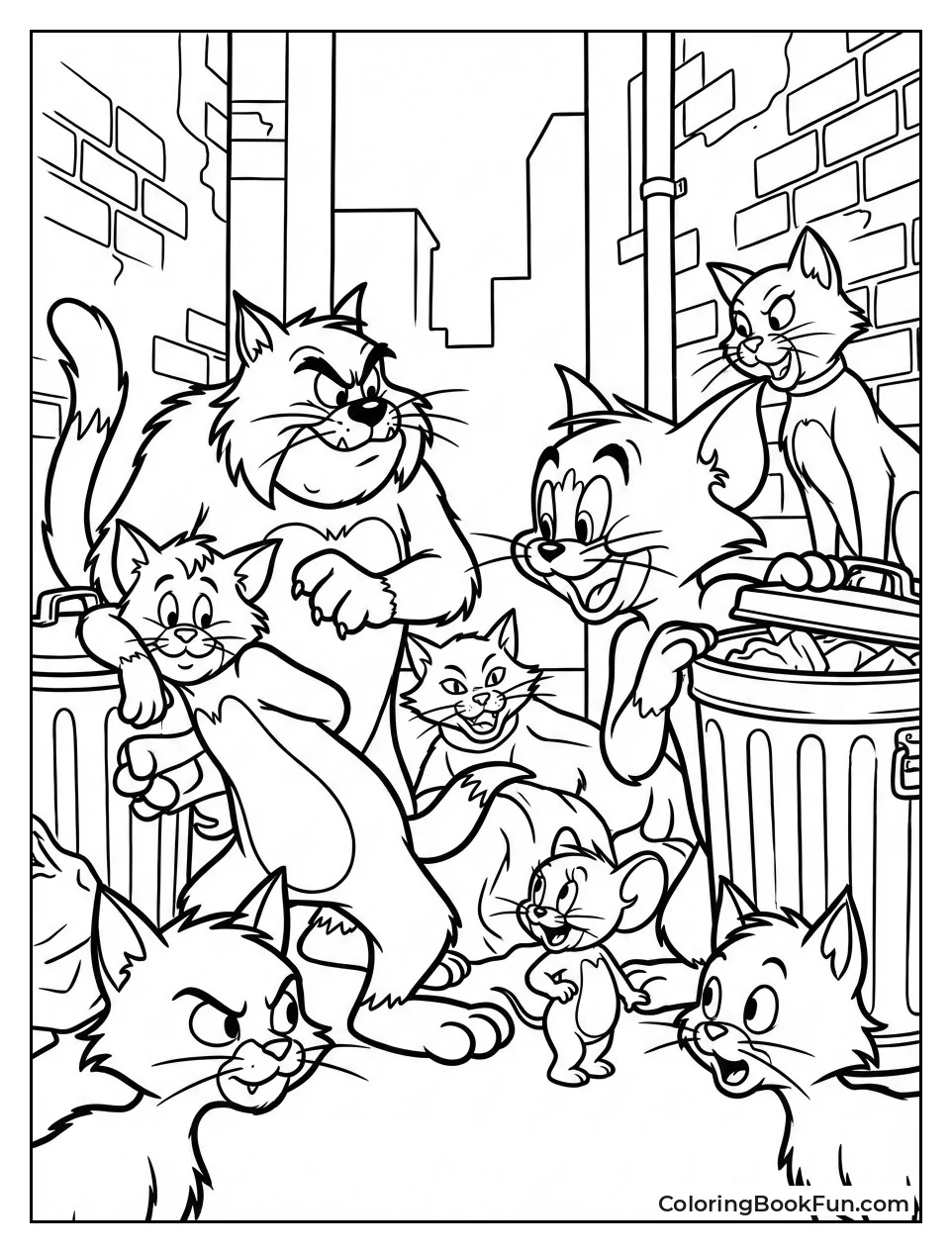 Butch Leads Alley Cats