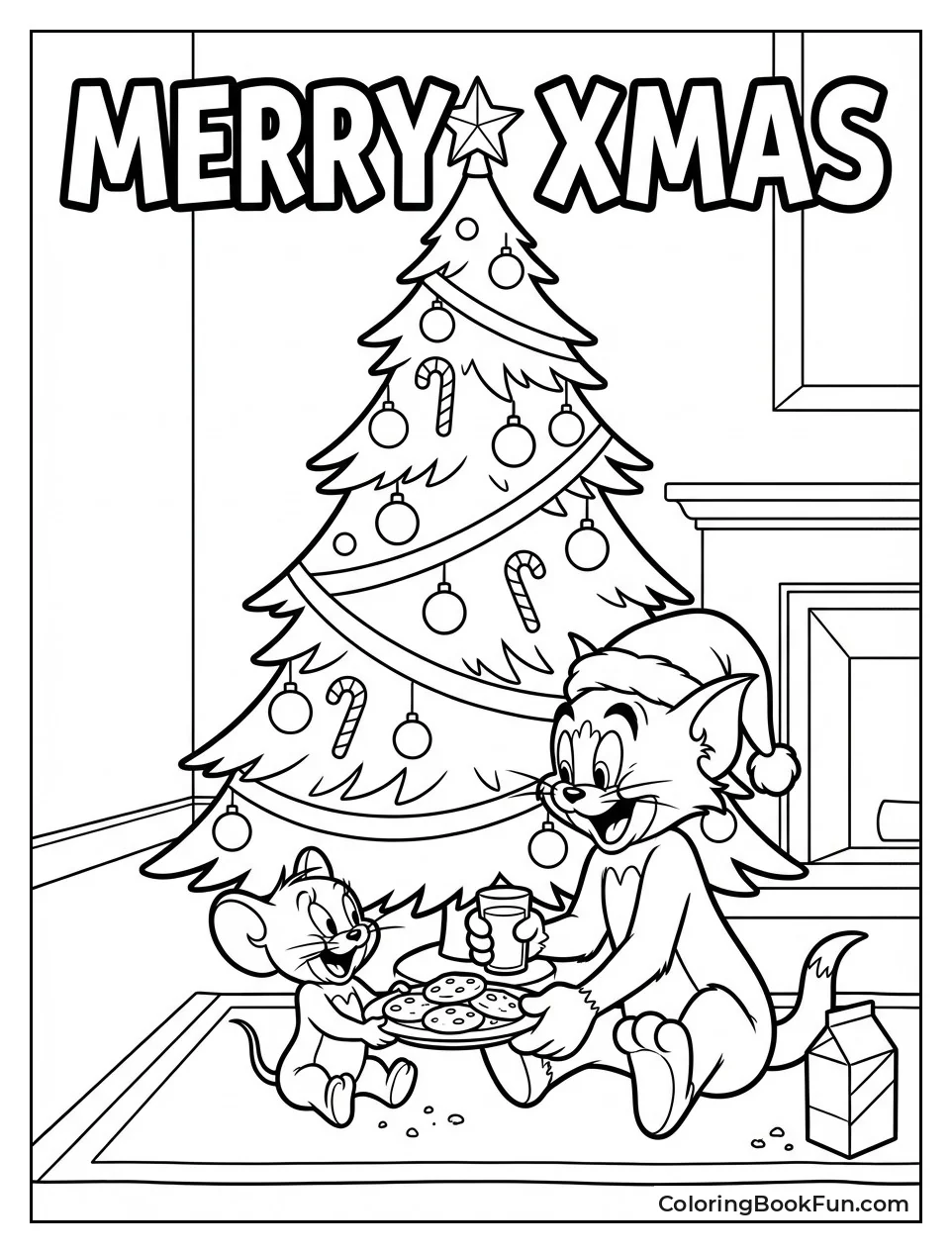 Tom and Jerry Christmas Cookies