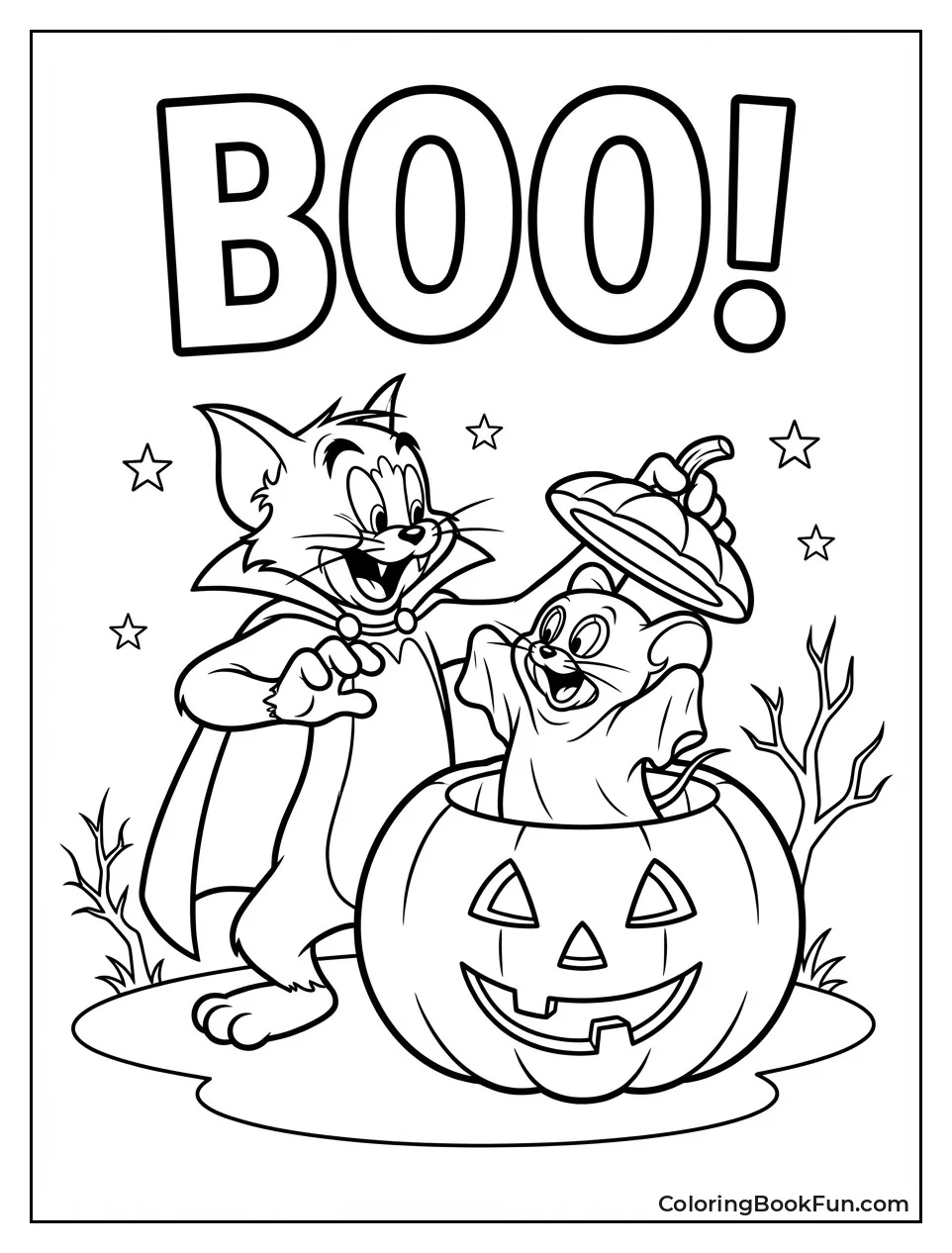 Vampire Tom Ghost Jerry