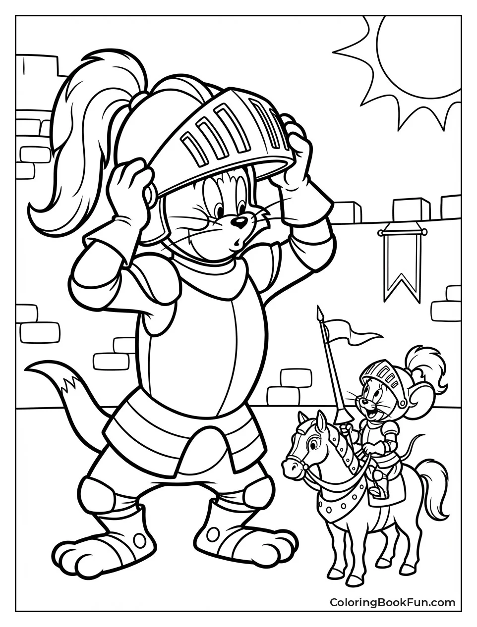Knight Tom and Jerry Armor