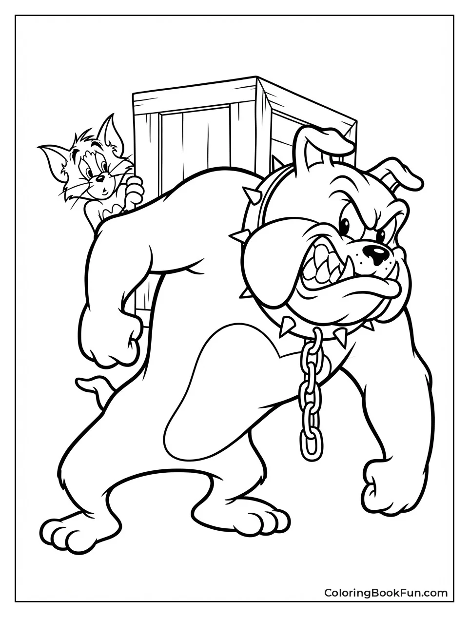 Growling Spike Faces Tom