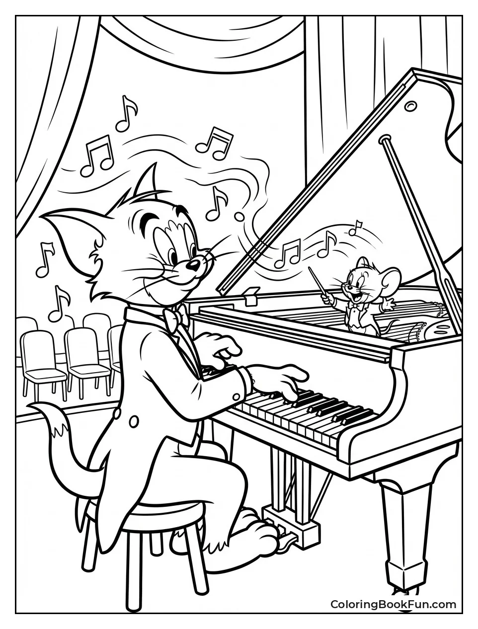 Tom Plays Grand Piano