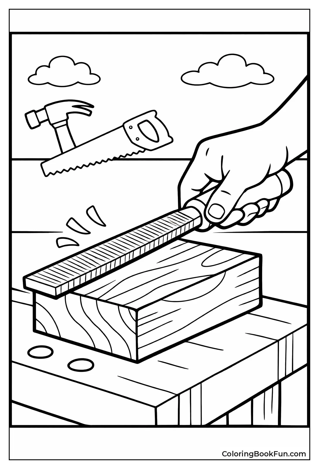 File Smoothing Wood Block