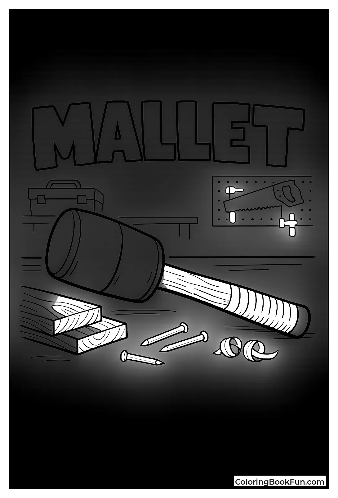 Rubber Mallet Flashcard Image