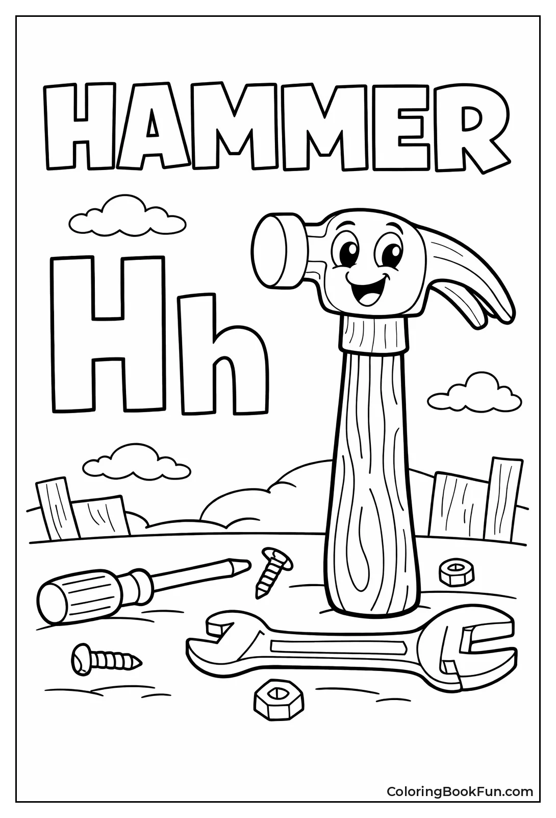 H for Friendly Hammer