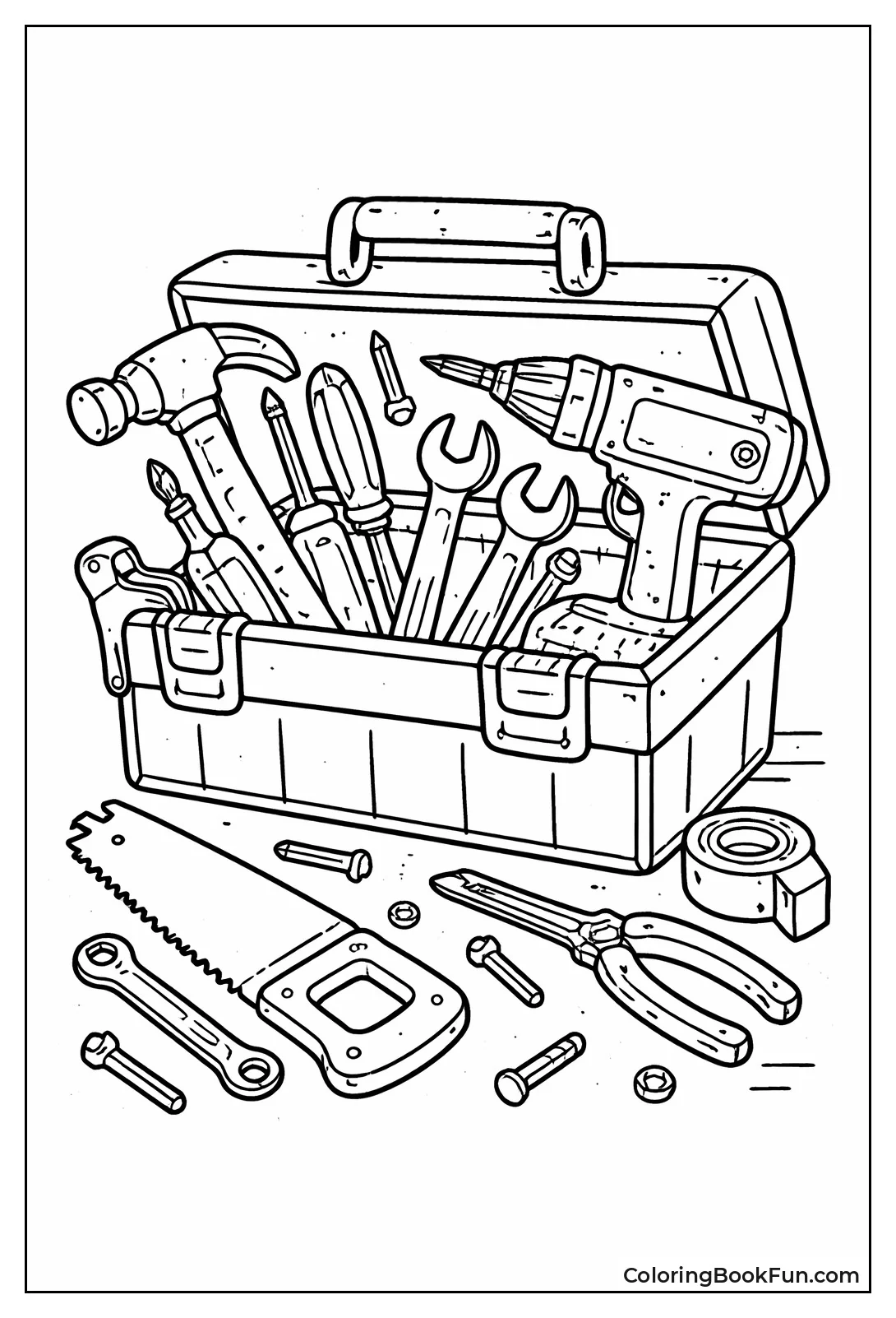 Large Toolbox Flashcard Image