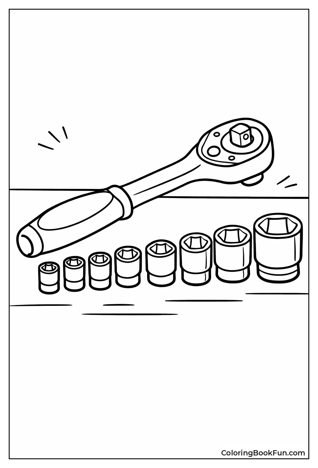 Socket Wrench Set Row