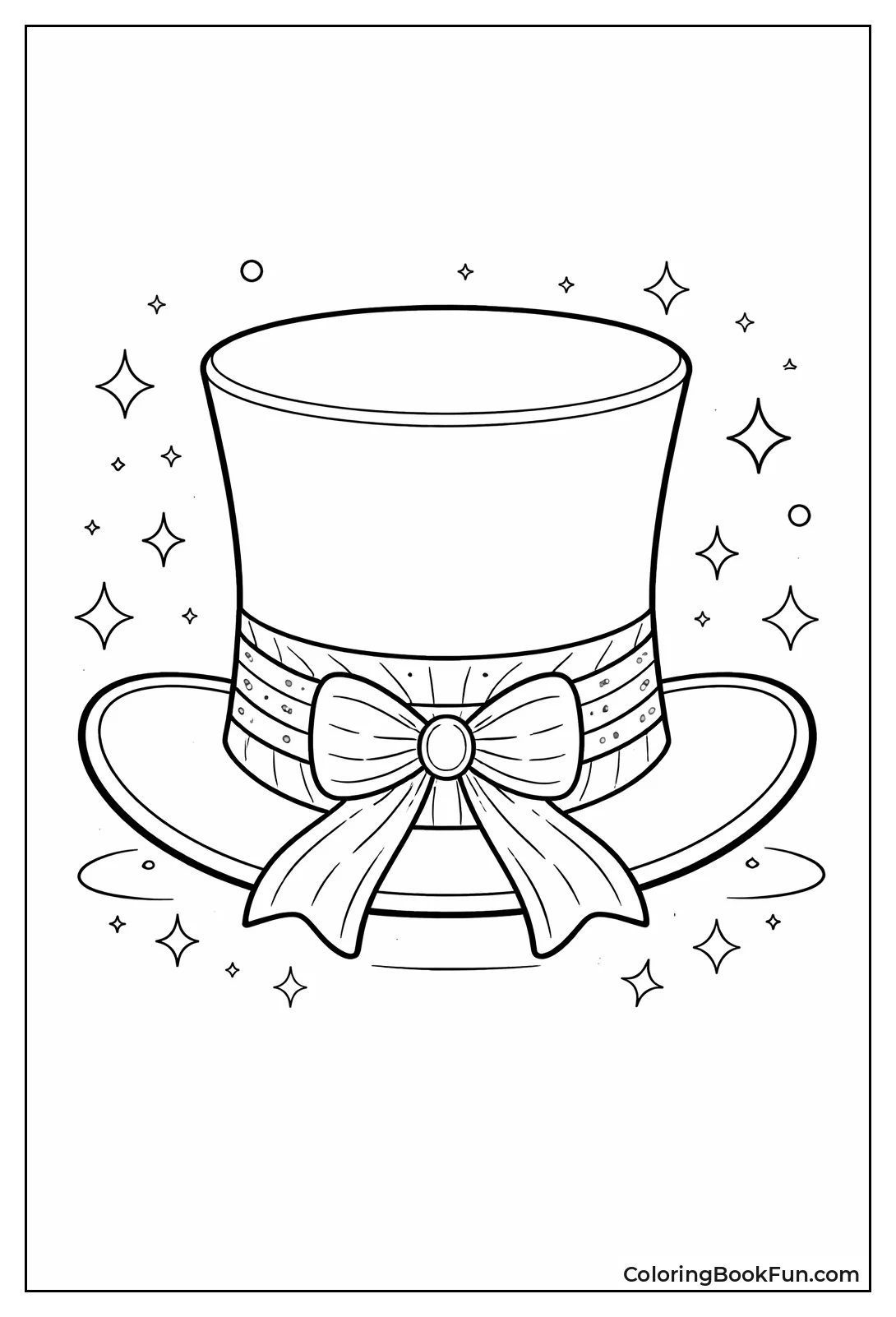 Elegant Top Hat Frame