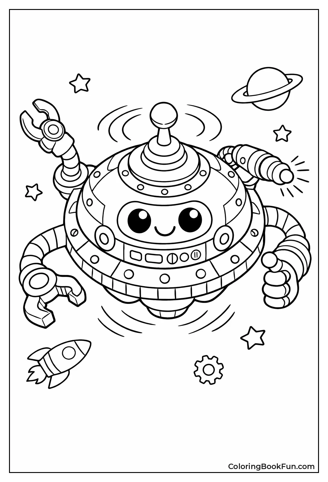 Round Robot from Above