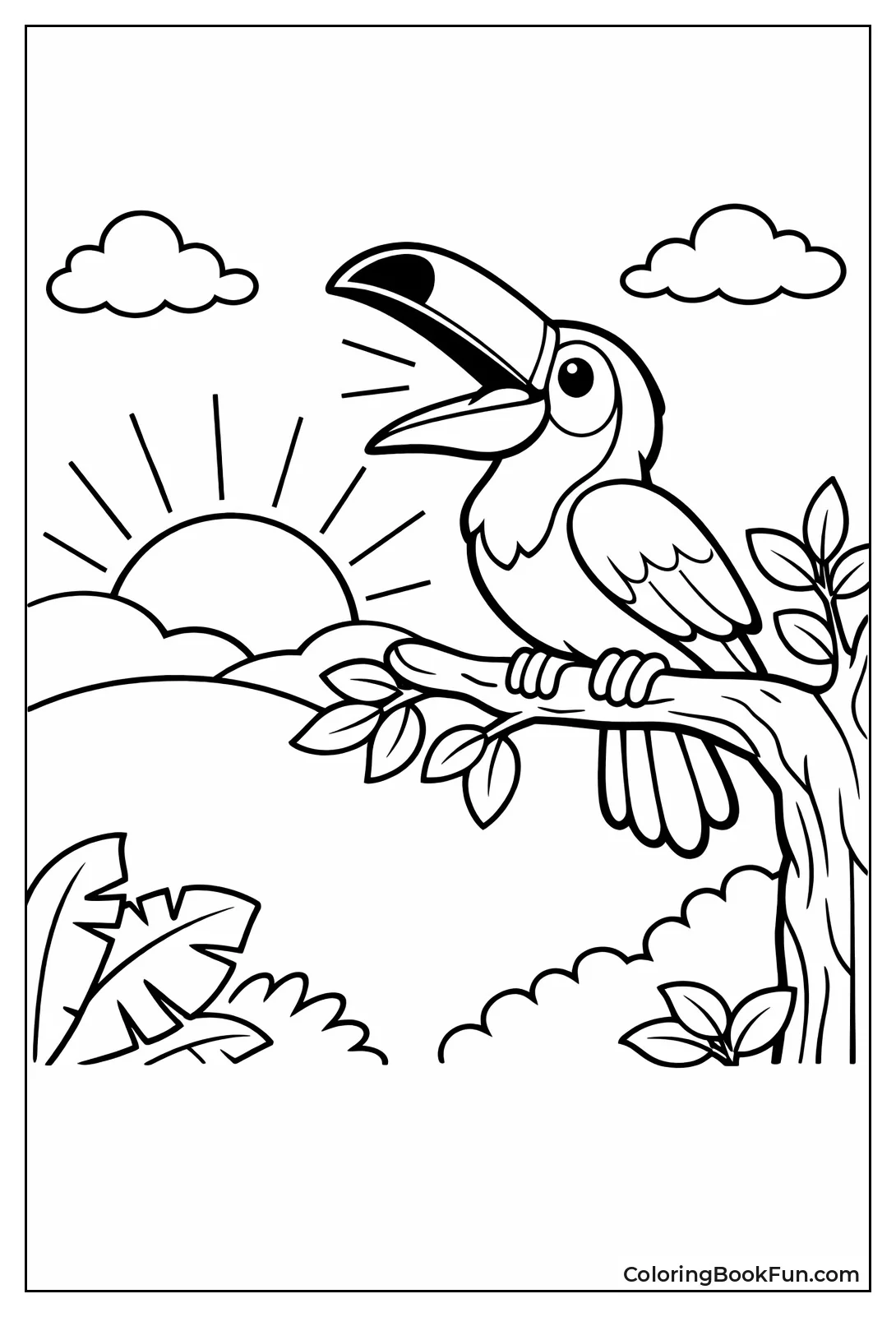 Toucan Calls at Sunrise