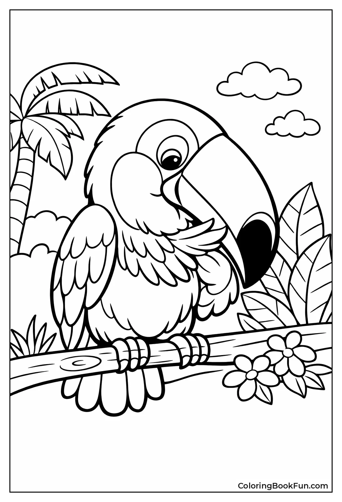 Toucan Preens Feathers