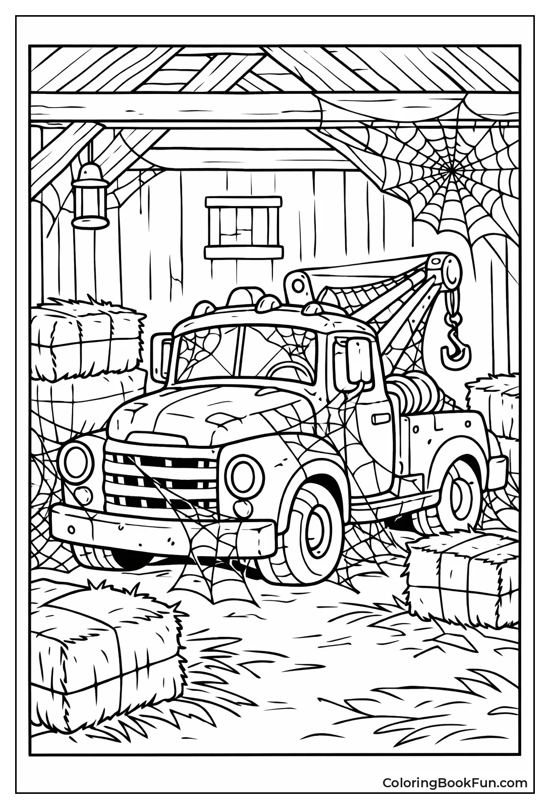 Rusty Barn Tow Truck