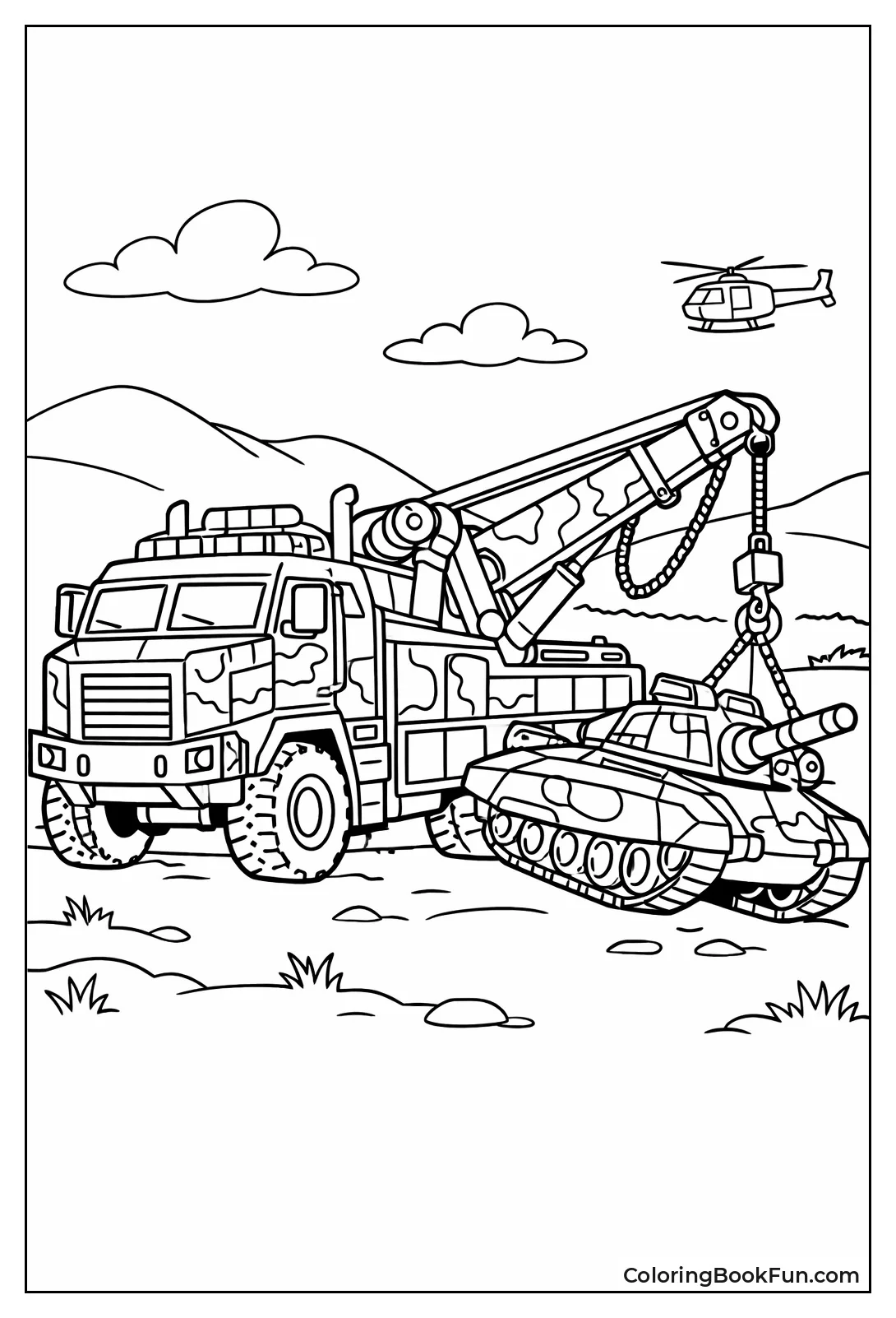 Military Tow Truck Recovery