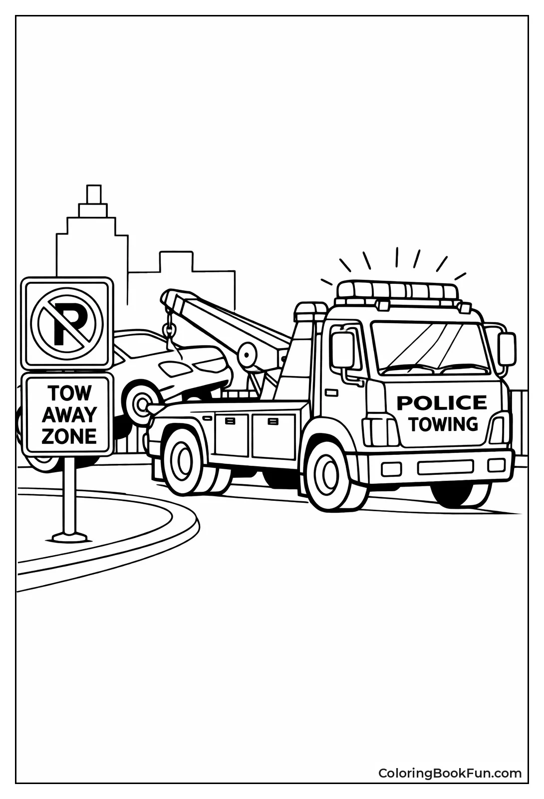 Police Impound Tow Truck