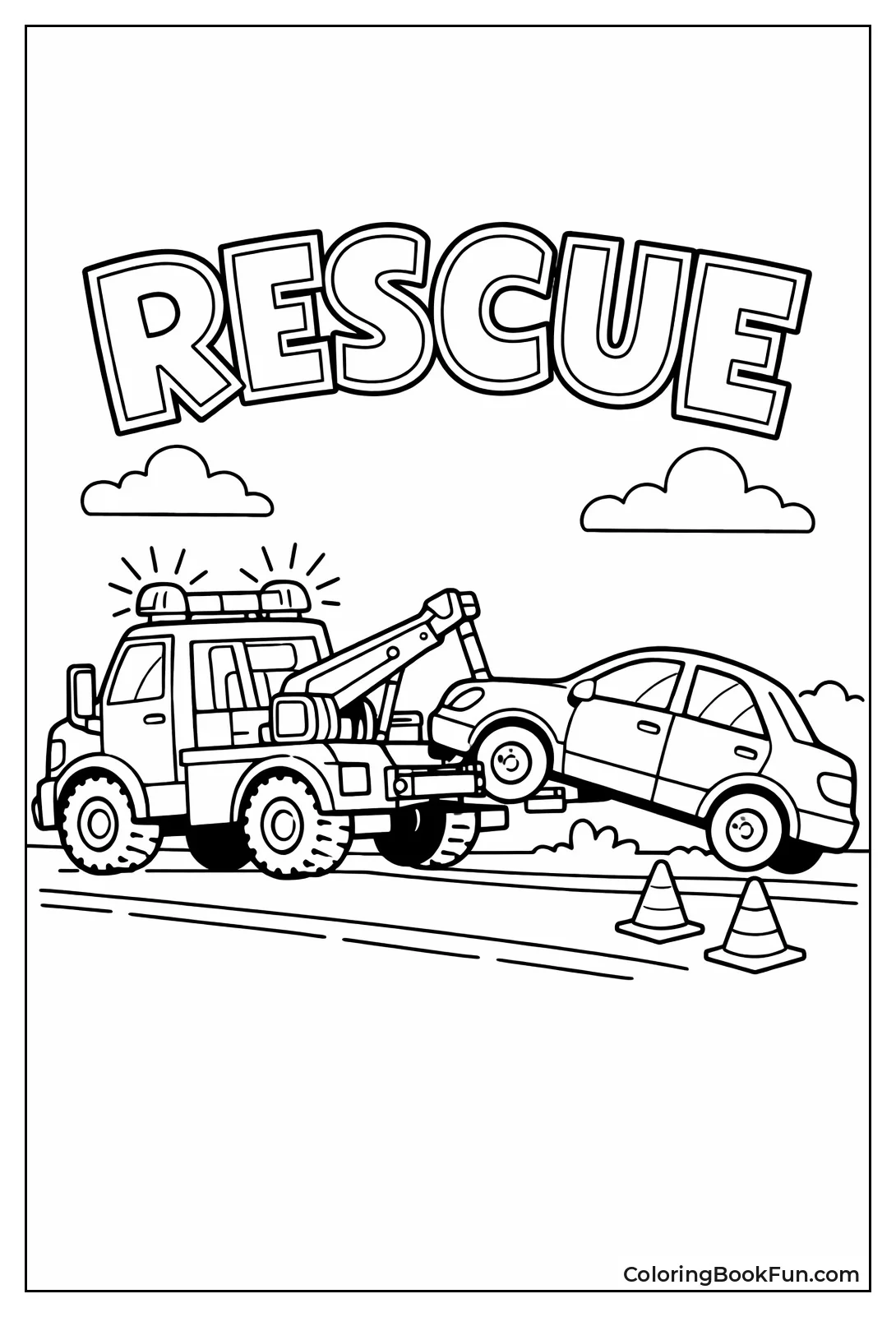 Wheel Lift Raises Stalled Car