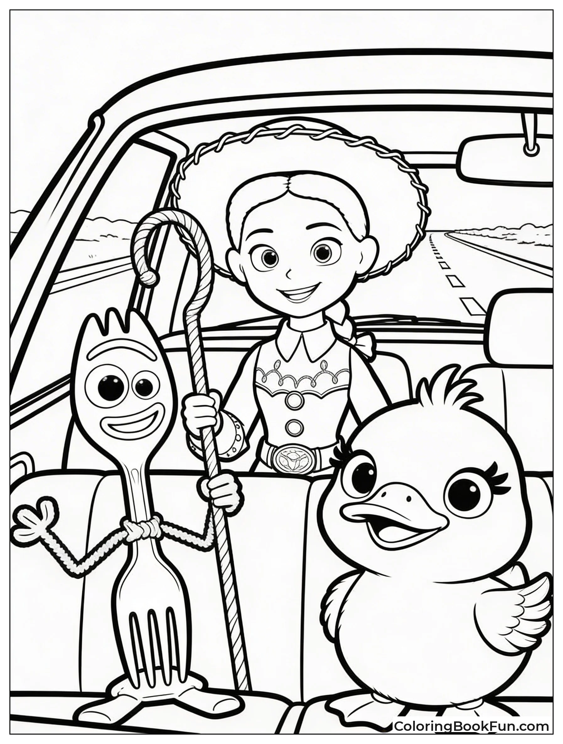 Forky Joins Road Trip