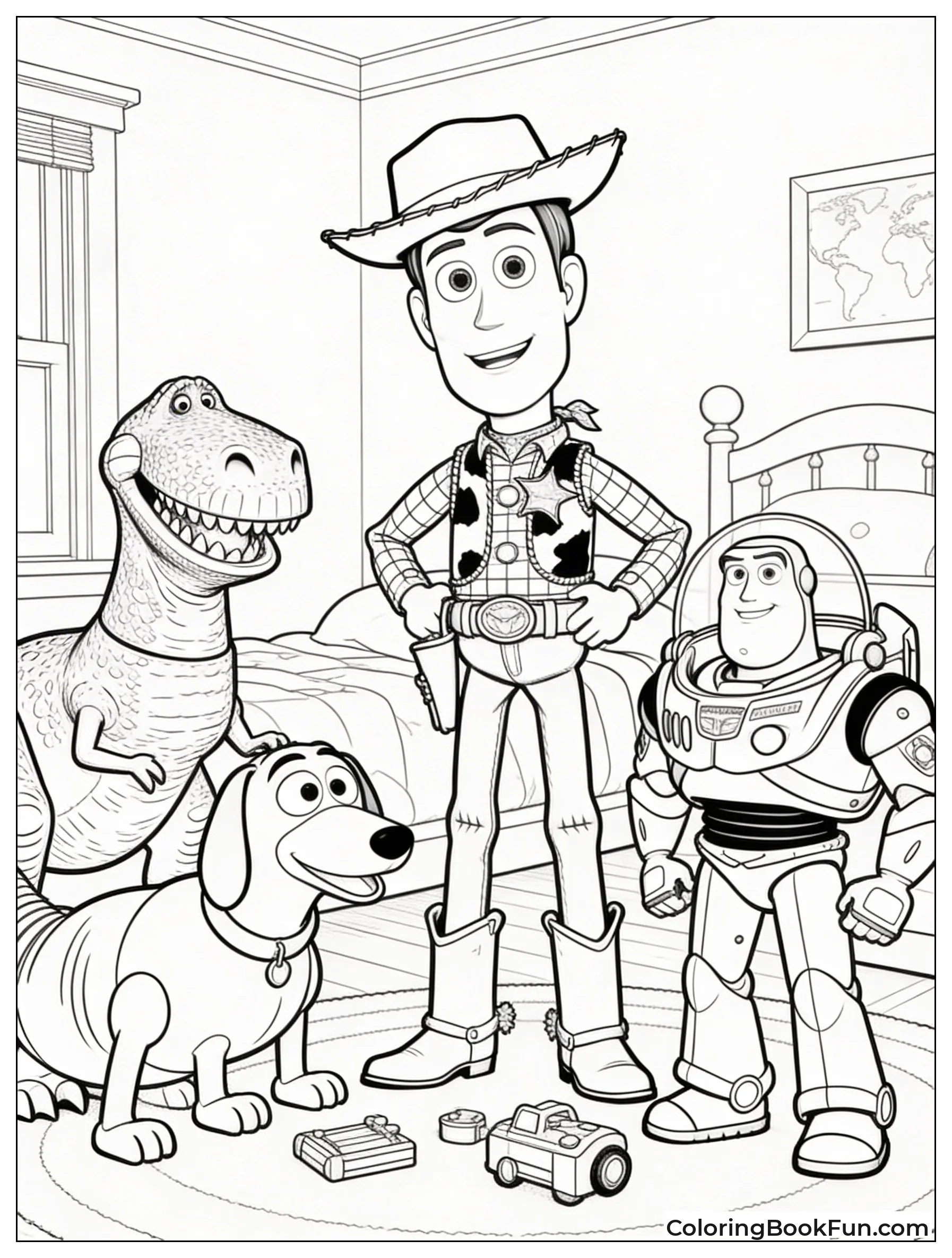 Toys Play in Bedroom