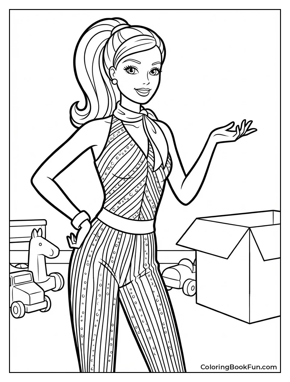 Glamorous Barbie Strikes Pose