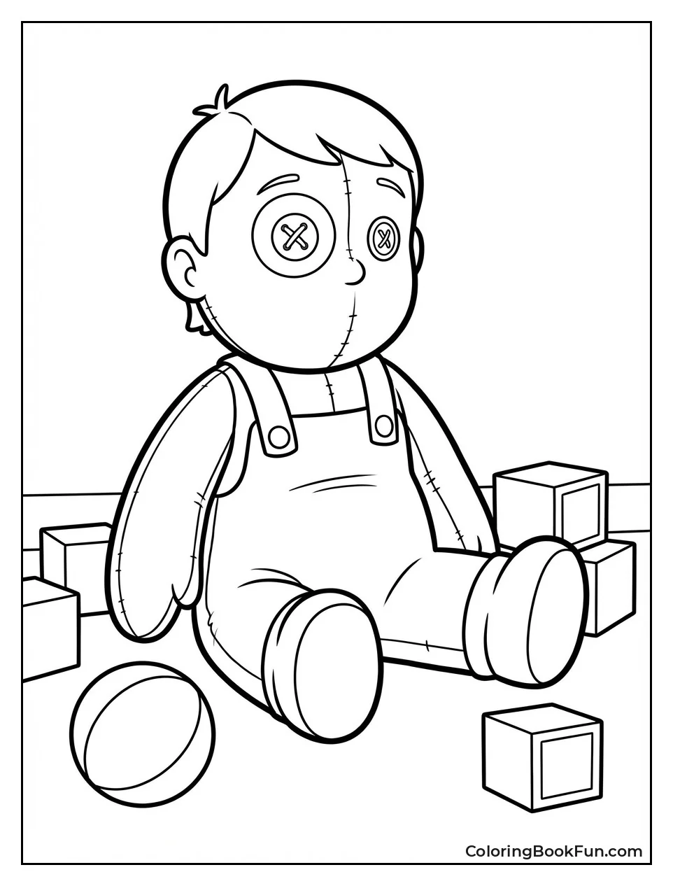 Big Baby with Stitched Eye