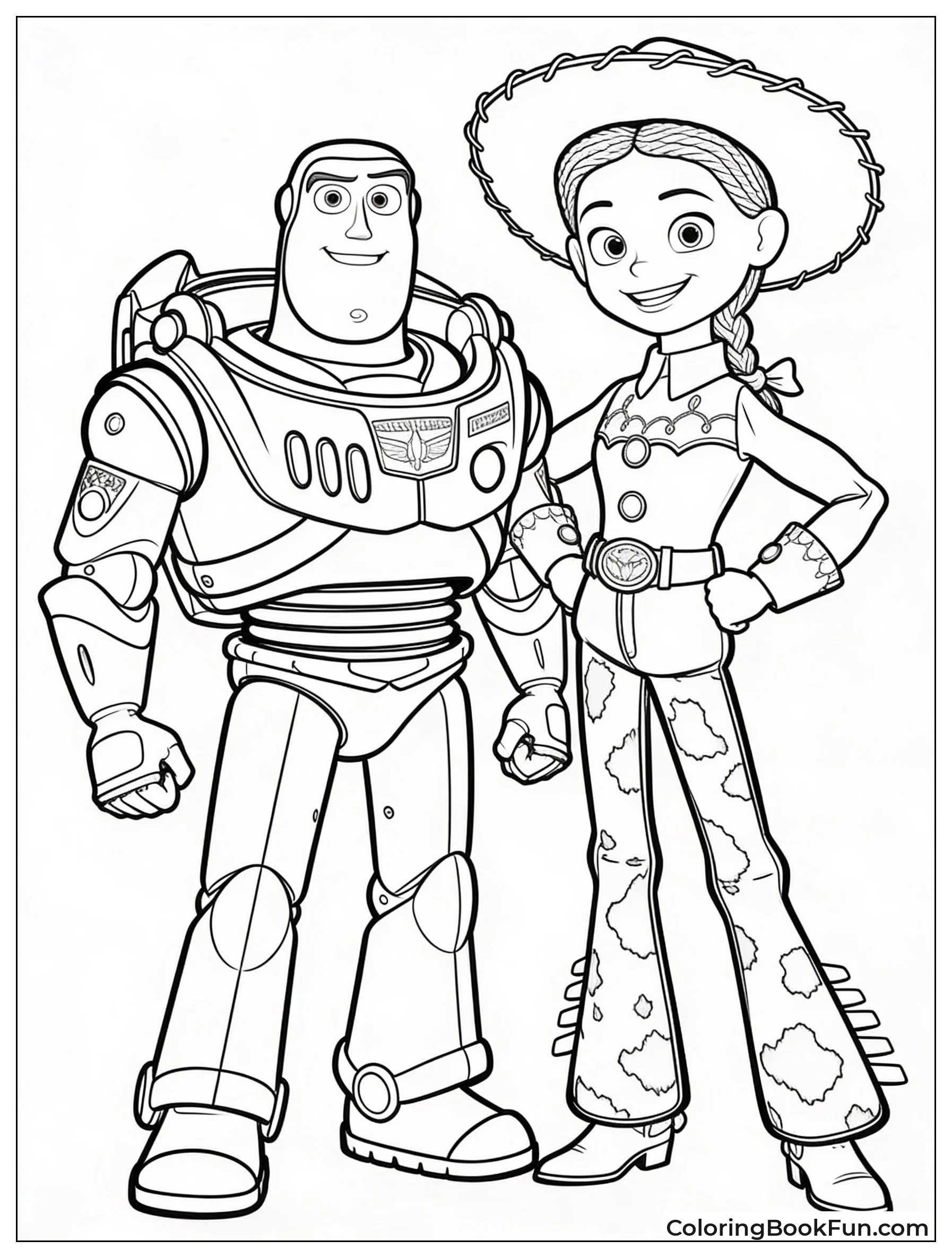 Buzz and Jessie Standing Together