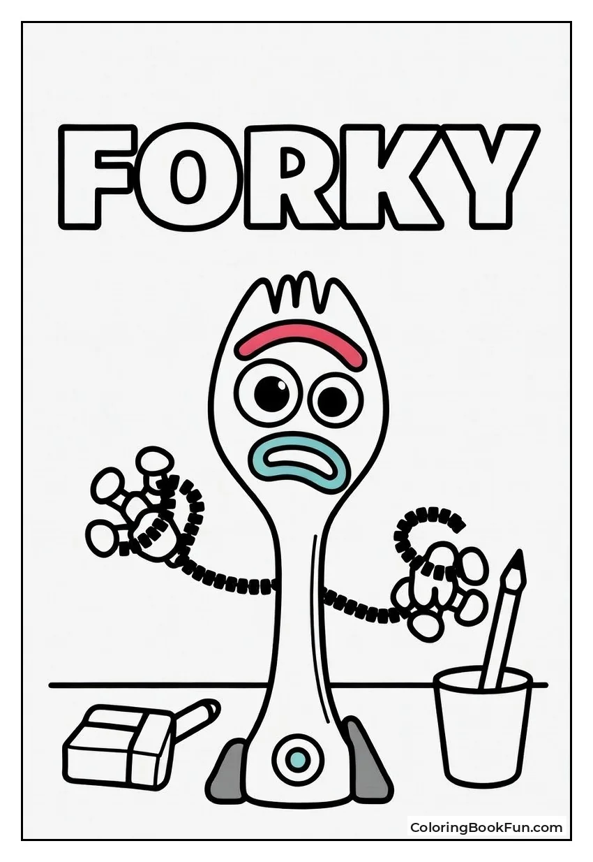 Forky Looks Confused