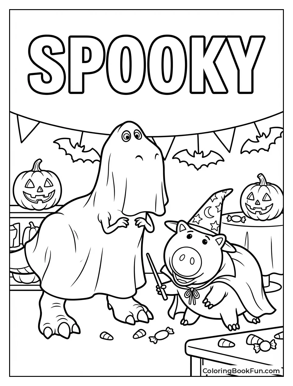 Rex and Hamm Halloween Fun