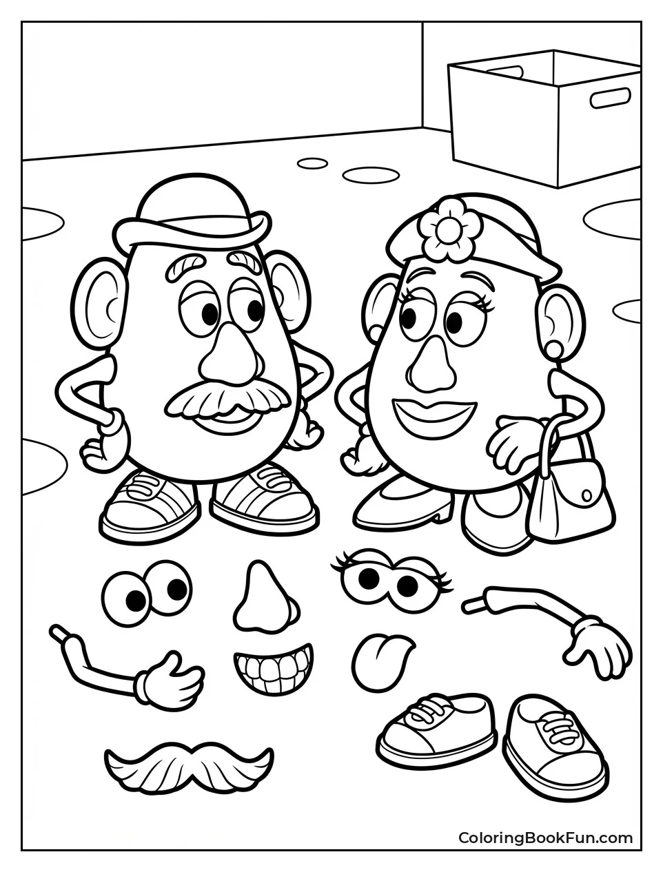 Mr and Mrs Potato Head Together