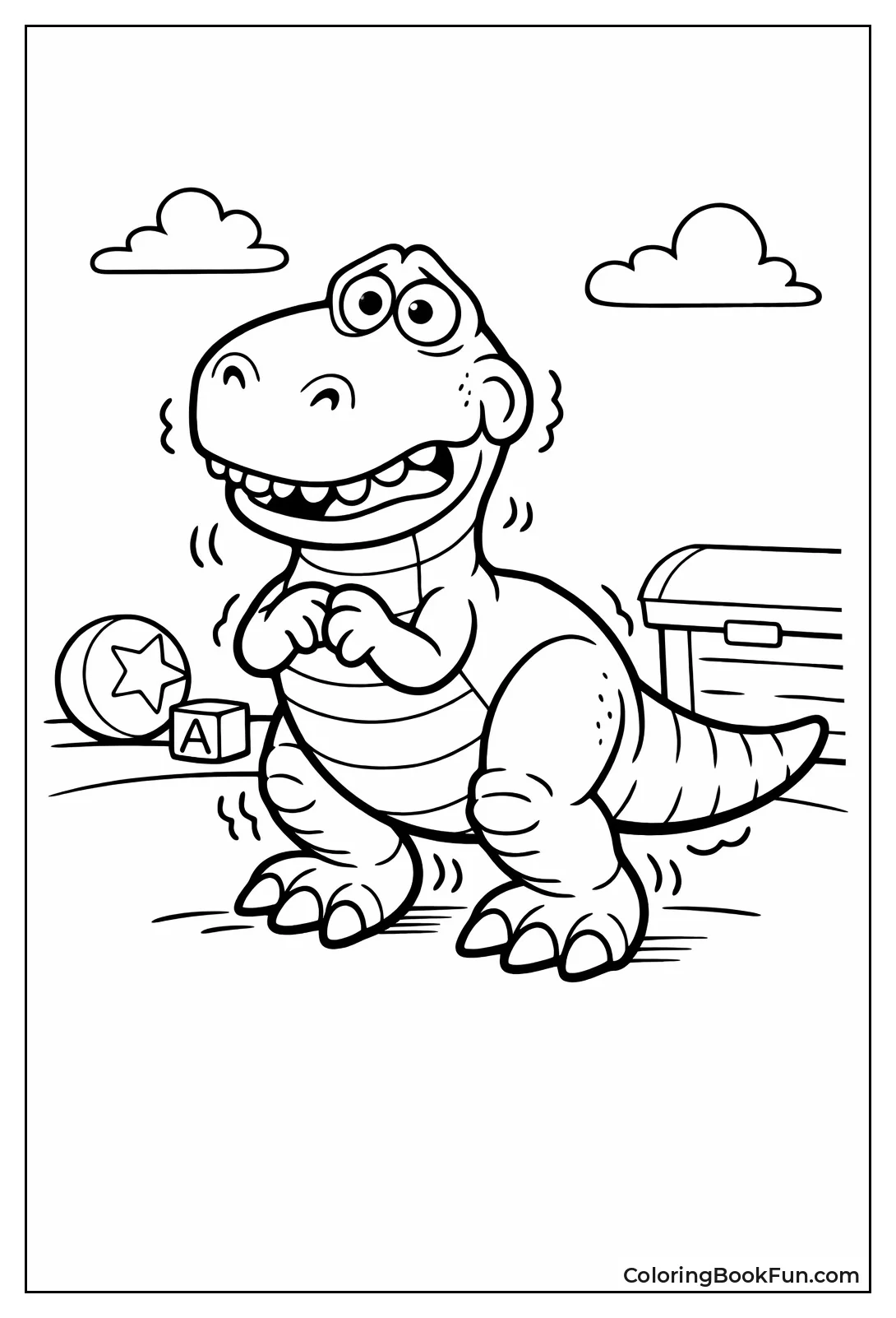 Nervous Rex with Shaky Legs