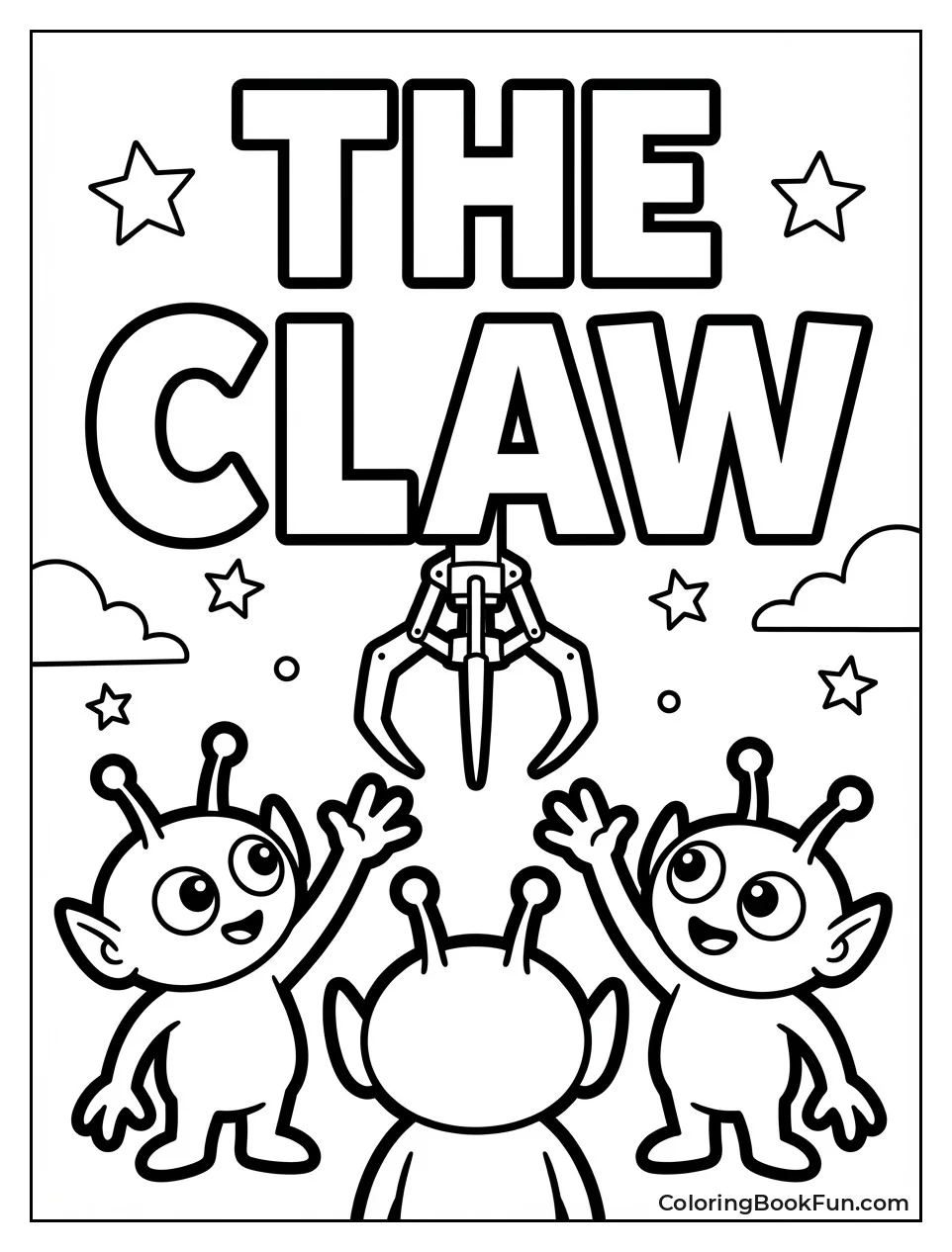 Aliens Grab Pizza Claw