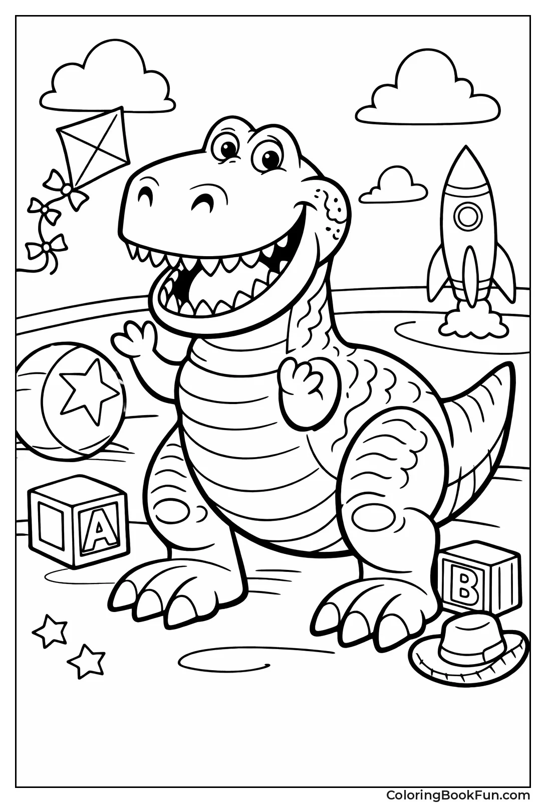 Rex Smiles with Tiny Arms