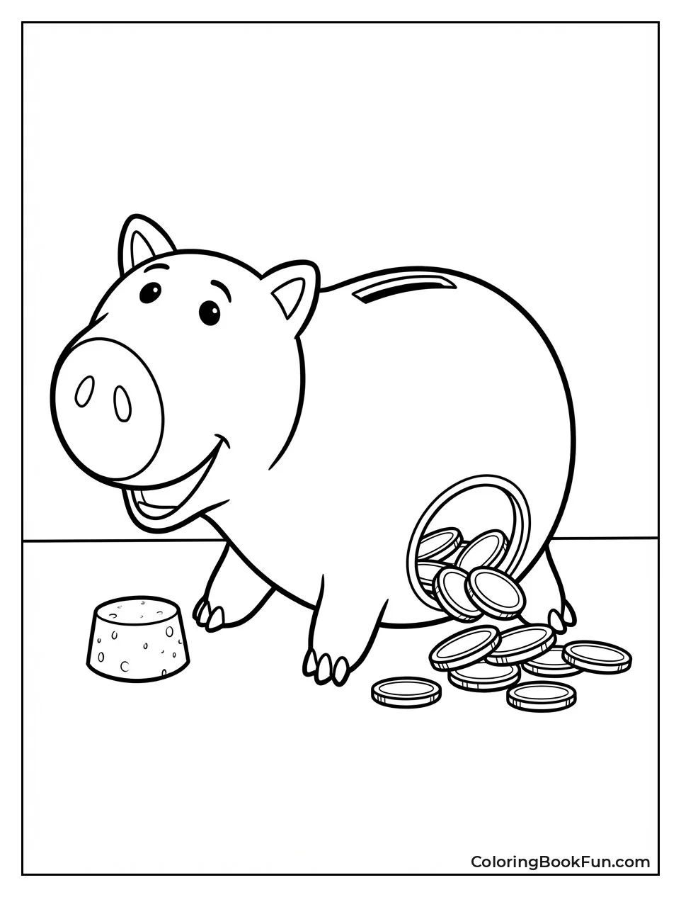 Smiling Hamm Spills Coins