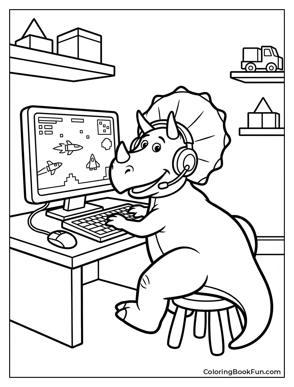 Trixie Plays Video Game