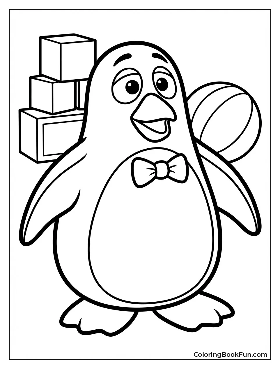 Wheezy Penguin in Bowtie