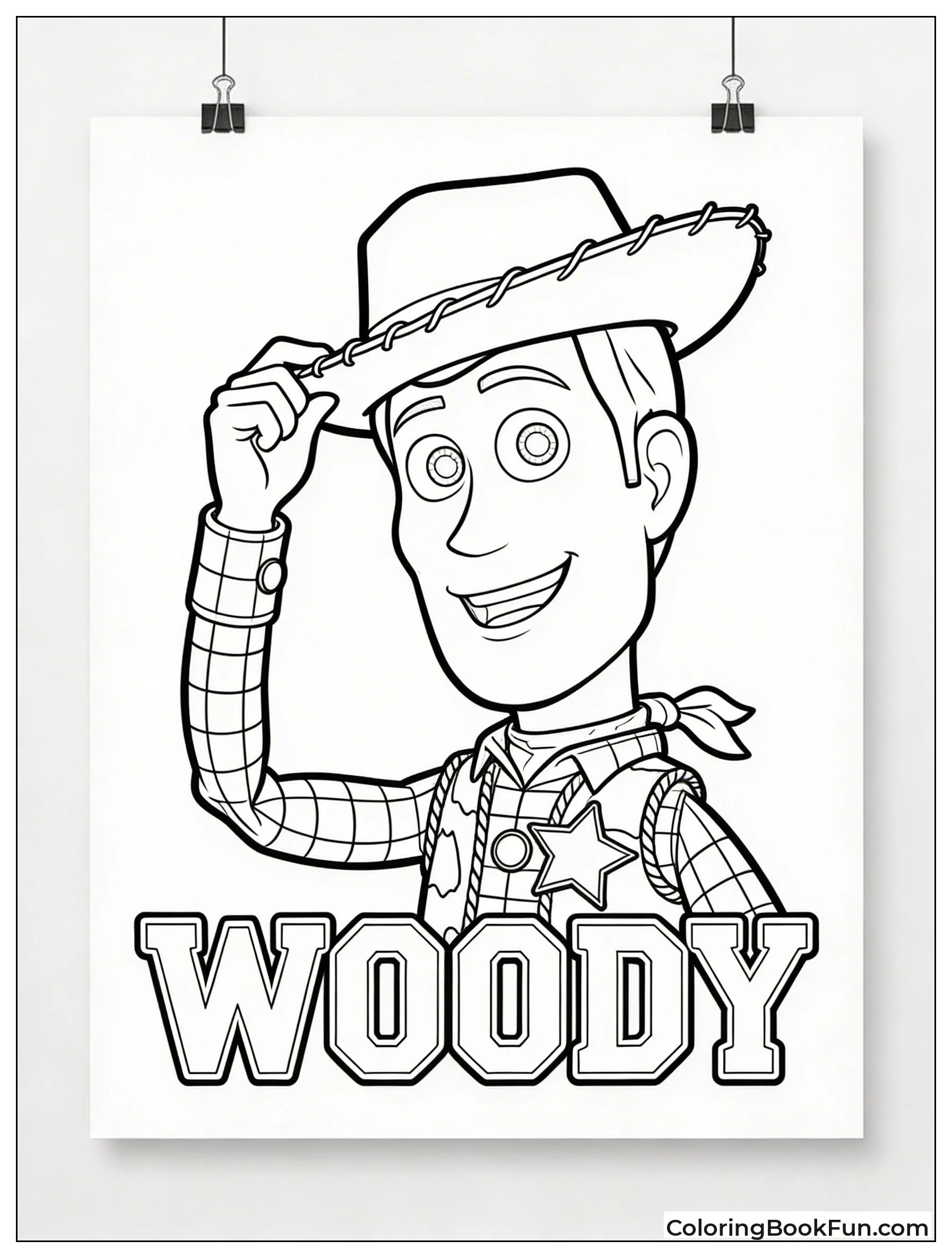 Woody Tipping His Hat