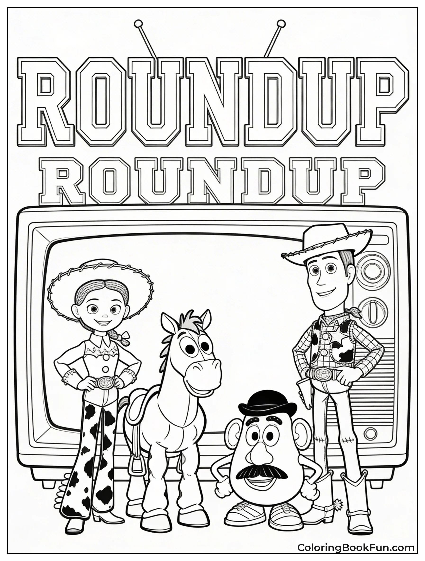 Roundup Gang Poses Together