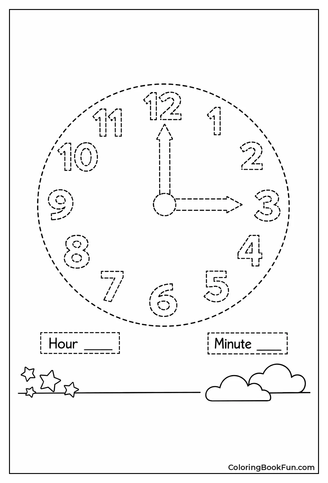 Trace Dashed Clock Lines
