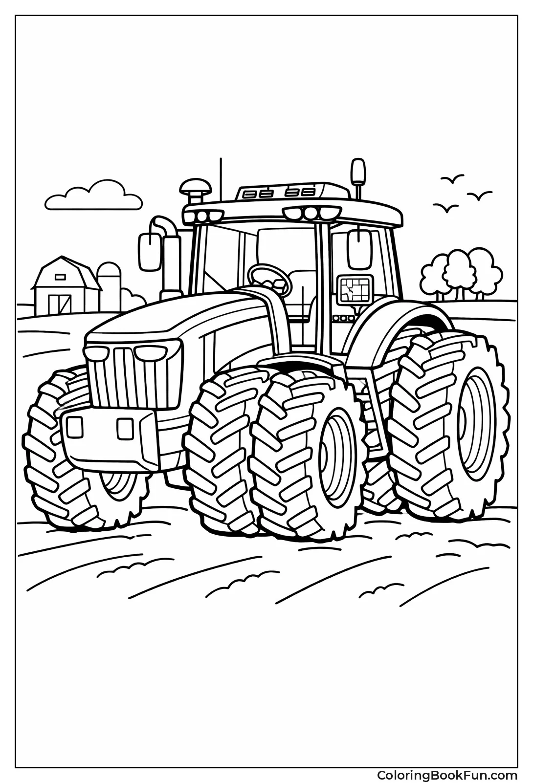 Modern Tractor Glass Cab