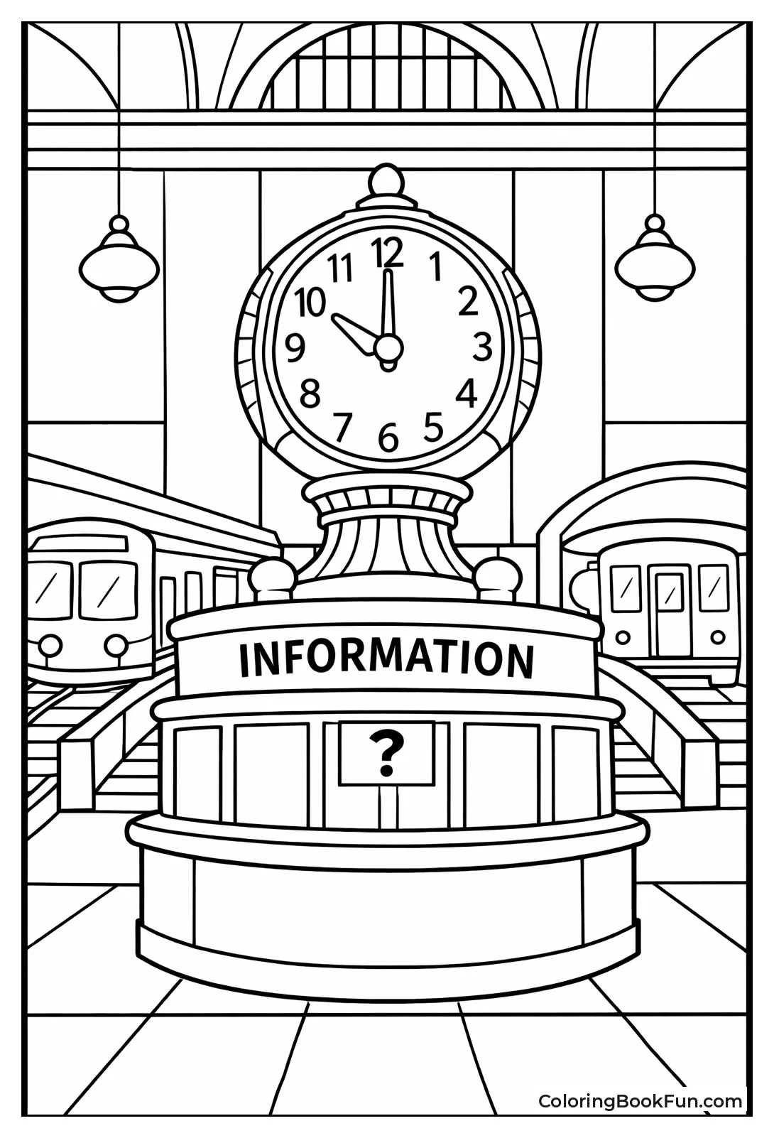 Grand Clock in Station