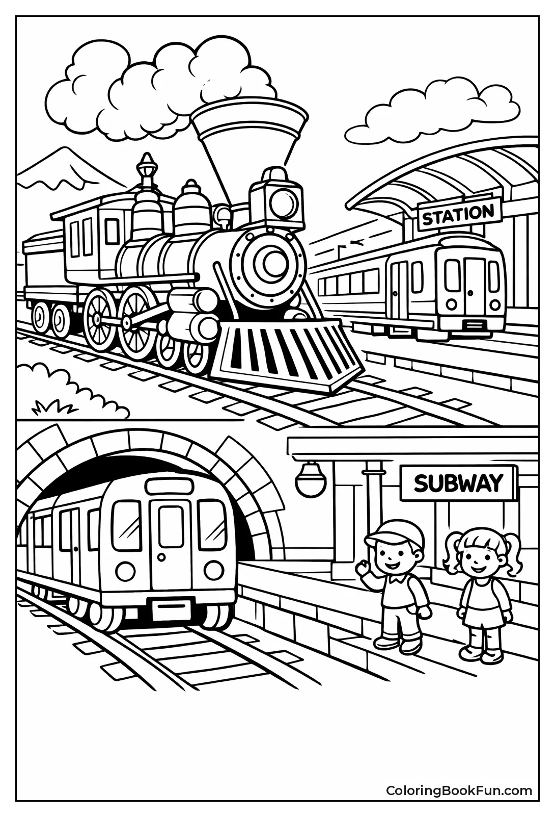 Wild West Steam Locomotive