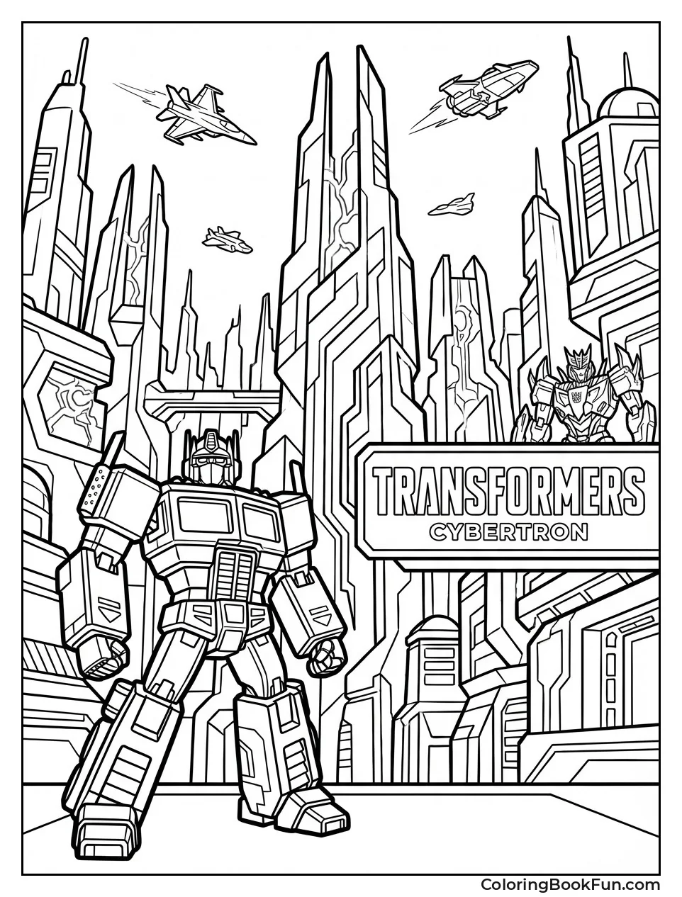 Cybertron City Towers Shine